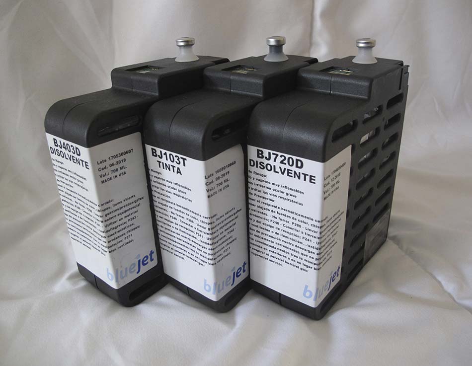 Bluejet tintas