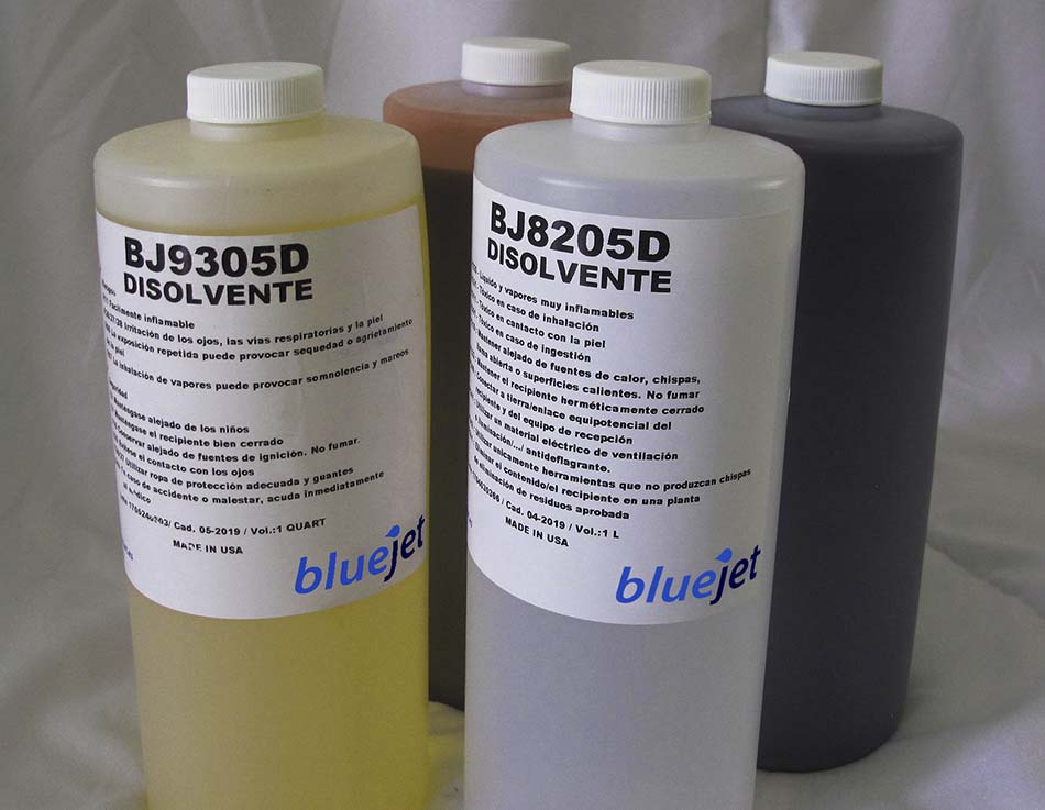 Bluejet disolventes